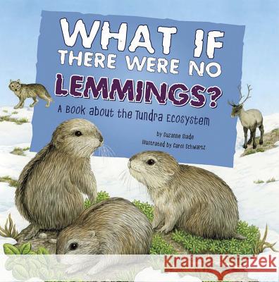 What If There Were No Lemmings?: A Book about the Tundra Ecosystem Suzanne Slade Carol Schwartz 9781404863965 Picture Window Books - książka