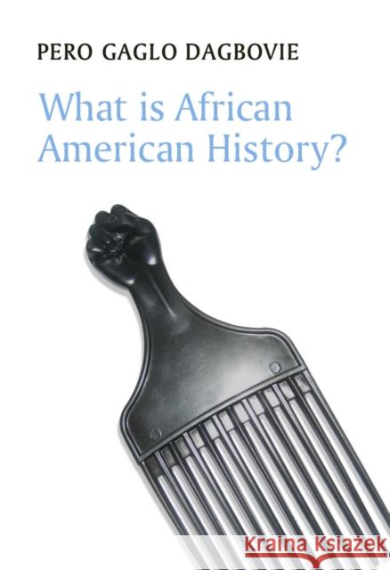 What Is African American History? Dagbovie, Pero Gaglo 9780745660813 John Wiley & Sons - książka