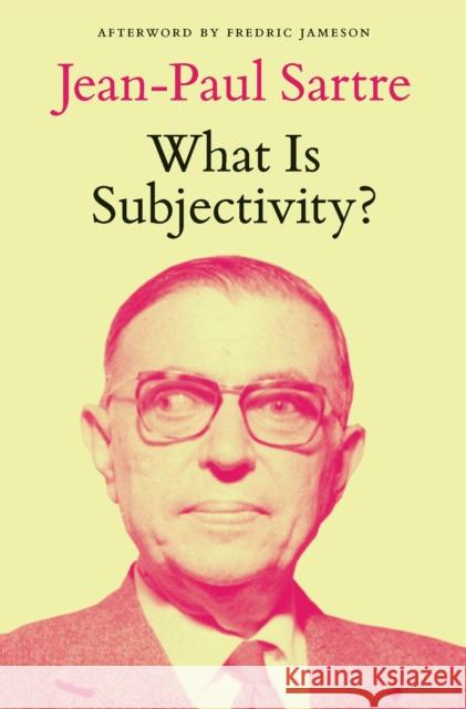 What Is Subjectivity? Jean-Paul Sartre 9781784781378 Verso - książka