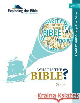 What Is the Bible? - Leader's Guide Rev Anne Robertson 9780990721260 Massachusetts Bible Society - książka