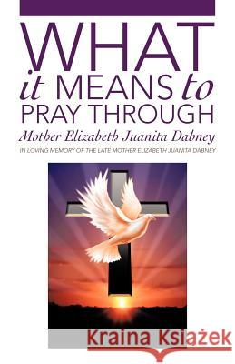 What It Means To Pray Through Dabney, Mother Elizabeth Juanita 9781475922486 iUniverse.com - książka