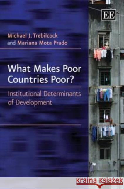 What Makes Poor Countries Poor?: Institutional Determinants of Development  9780857938916 Edward Elgar Publishing Ltd - książka