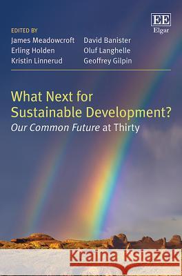 What Next for Sustainable Development?: Our Common Future at Thirty James Meadowcroft David Banister Erling Holden 9781788975193 Edward Elgar Publishing Ltd - książka