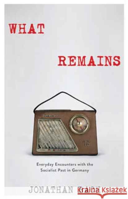 What Remains: Everyday Encounters with the Socialist Past in Germany Bach, Jonathan 9780231182706 John Wiley & Sons - książka