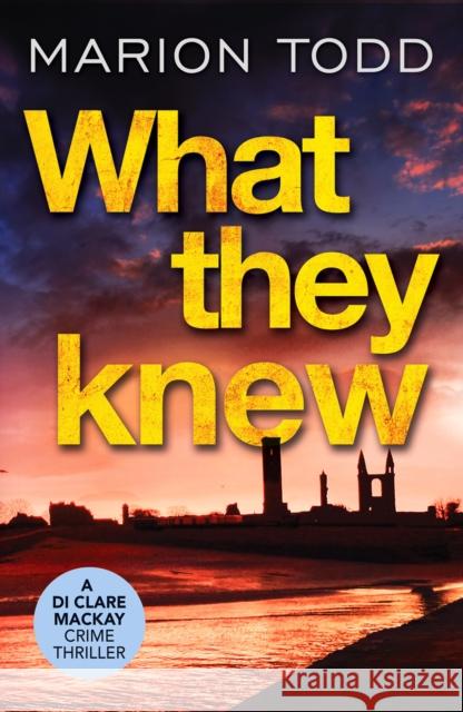 What They Knew: A page-turning Scottish detective book Marion Todd 9781800322035 Canelo - książka