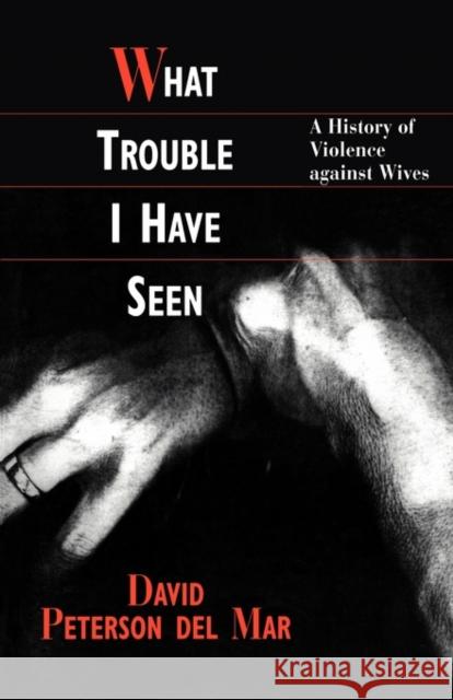 What Trouble I Have Seen: A History of Violence Against Wives (Harvard Univ PR Pbk) Del Mar, David Petersen 9780674950788 Harvard University Press - książka