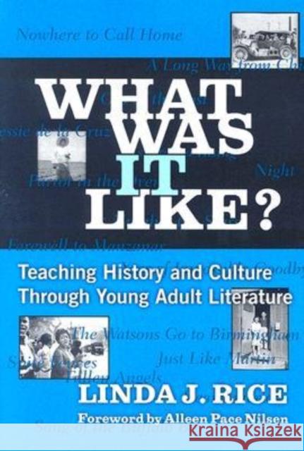 What Was It Like? Teaching History and Culture Through Young Adult Lilterature Rice, Linda J. 9780807747117 Teachers College Press - książka