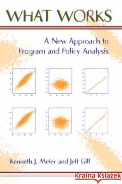 What Works : A New Approach To Program And Policy Analysis Kenneth J. Meier Jeff Gill Jeff Gill 9780813397825 Westview Press - książka