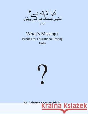 What's Missing? Puzzles for Educational Testing: Urdu Catharina Ingelman-Sundberg M. Schottenbauer 9781492127345 HarperCollins - książka