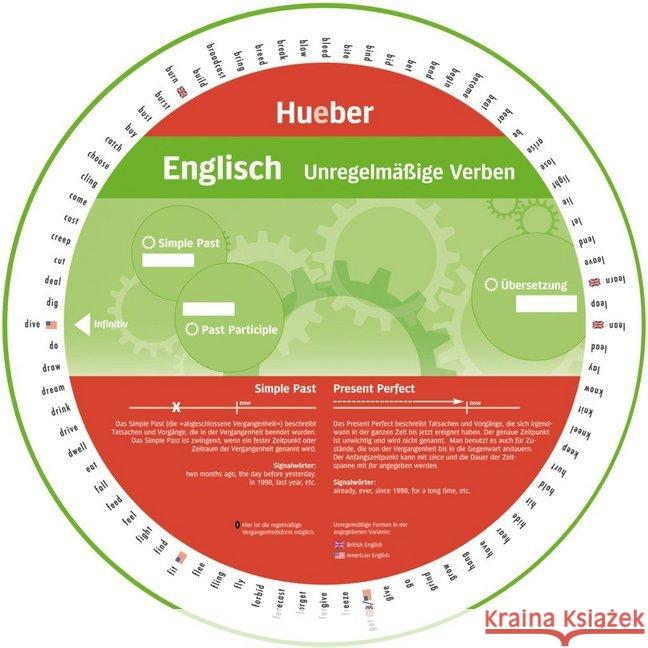 Wheel Englisch - Unregelmäßige Verben  9783191195465 Hueber - książka