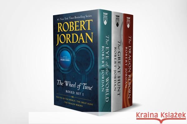 Wheel of Time Premium Boxed Set I: Books 1-3 (the Eye of the World, the Great Hunt, the Dragon Reborn) Jordan, Robert 9781250251510 Tor Books - książka