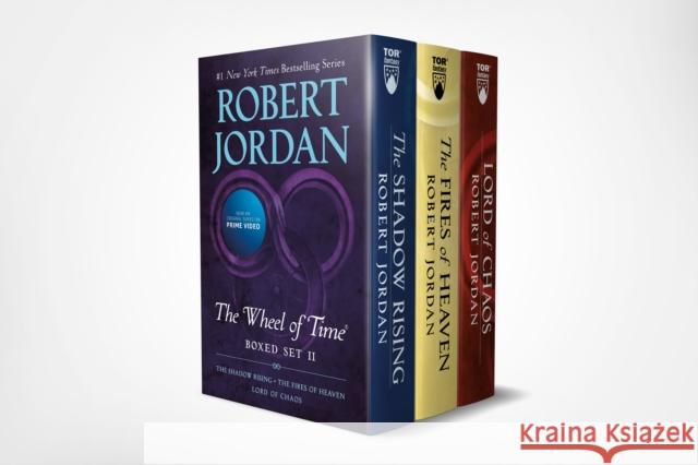 Wheel of Time Premium Boxed Set II: Books 4-6 (the Shadow Rising, the Fires of Heaven, Lord of Chaos) Jordan, Robert 9781250256218 Tor Books - książka