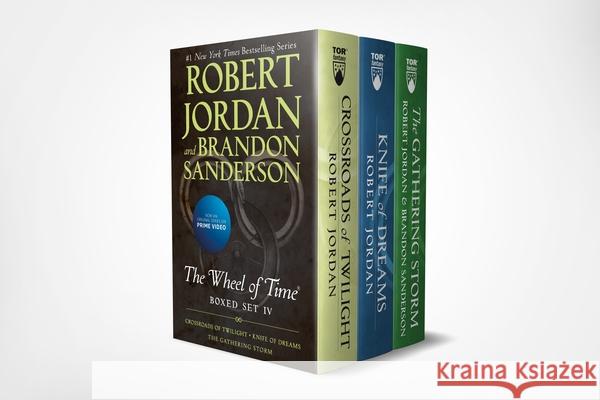 Wheel of Time Premium Boxed Set IV: Books 10-12 (Crossroads of Twilight, Knife of Dreams, the Gathering Storm) Jordan, Robert 9781250256270 Tor Books - książka