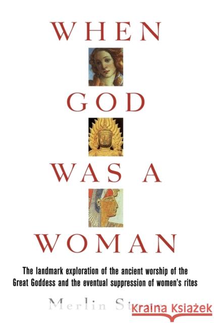 When God Was a Woman Merlin Stone 9780156961585 HarperCollins - książka