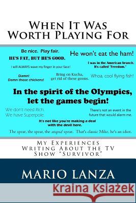 When It Was Worth Playing for: My Experiences Writing about the TV Show 