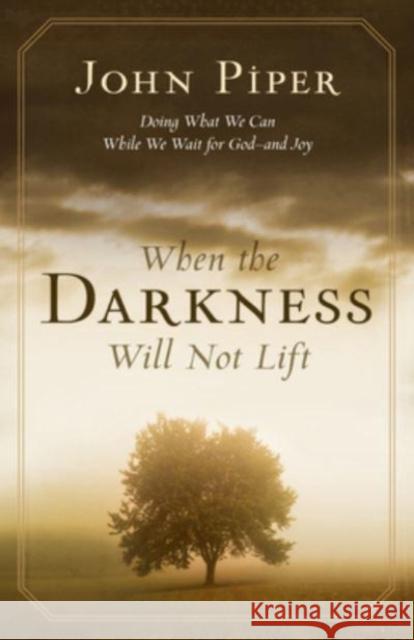 When the Darkness Will Not Lift: Doing What We Can While We Wait for God--And Joy John Piper 9781581348767 Crossway Books - książka