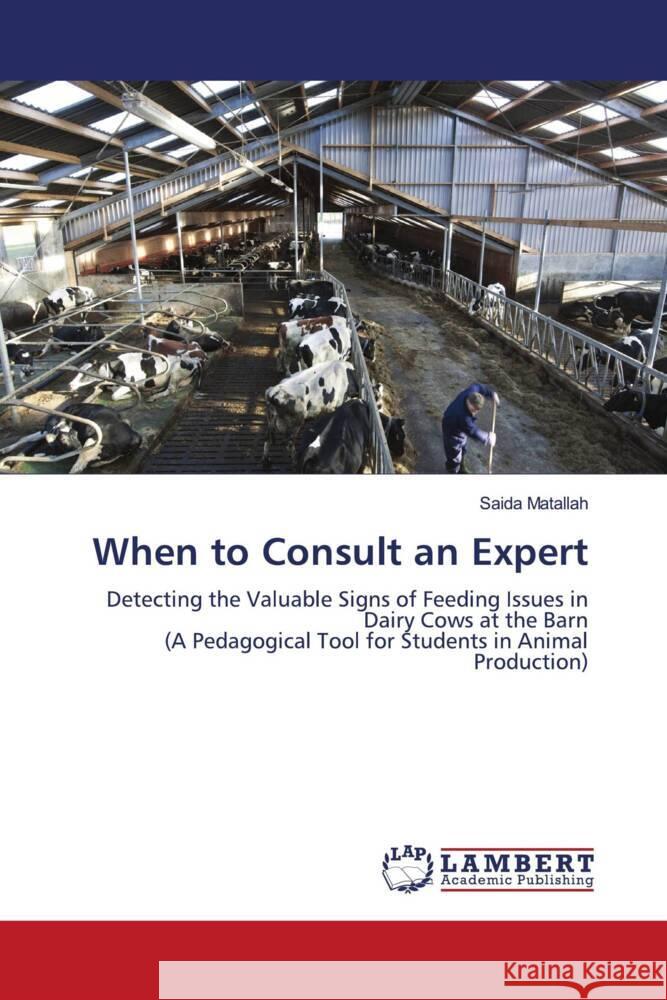 When to Consult an Expert Matallah, Saïda 9786206778752 LAP Lambert Academic Publishing - książka