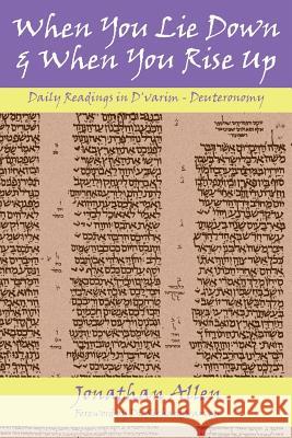 When You Lie Down and When You Rise Up - Deuteronomy Jonathan Allen Richard Harvey 9781901917130 Elisheva Publishing - książka