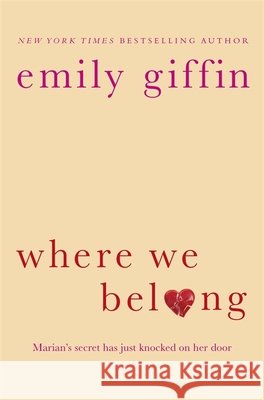 Where We Belong Emily Giffin 9781409118350  - książka