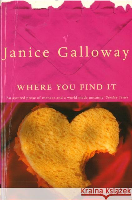 Where You Find It Janice Galloway 9780099453116 VINTAGE - książka