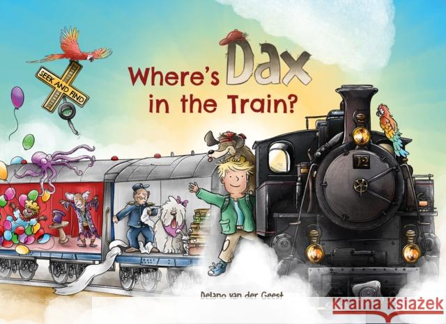 Where's Dax in the Train? Delano van der Geest 9798890631497 Clavis Publishing - książka