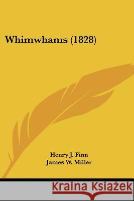 Whimwhams (1828) Henry J. Finn 9781437364538  - książka