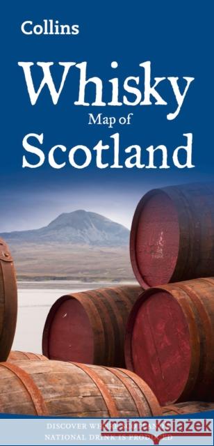 Whisky Map of Scotland: Discover Where Scotland’s National Drink is Produced Collins Maps 9780008368319 HarperCollins Publishers - książka
