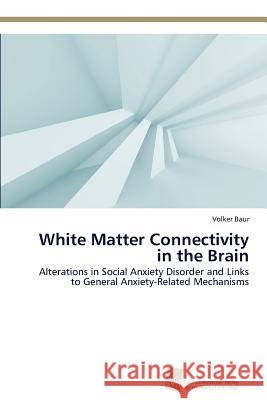White Matter Connectivity in the Brain Baur Volker 9783838136752 Sudwestdeutscher Verlag Fur Hochschulschrifte - książka