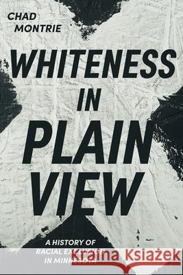Whiteness in Plain View: A History of Racial Exclusion in Minnesota  9781681342108 Minnesota Historical Society Press - książka
