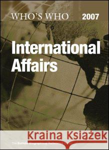 Who's Who in International Affairs Routledge 9781857433616 Routledge - książka