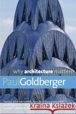 Why Architecture Matters Paul Goldberger 9780300168174  - książka