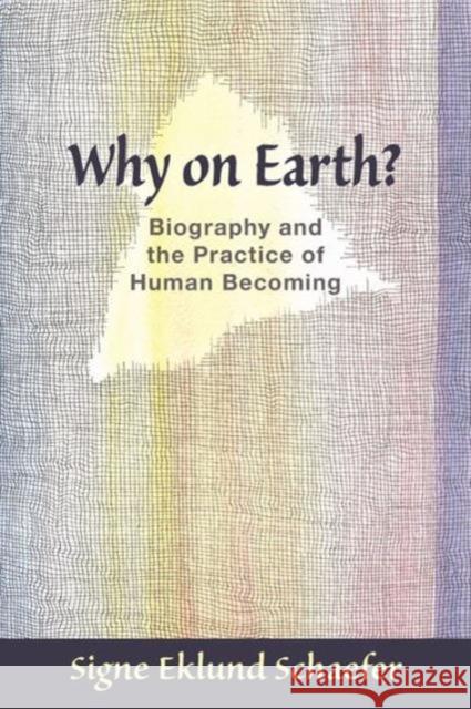 Why on Earth?: Biography and the Practice of Human Becoming Schaefer, Signe Eklund 9781621480402 Steinerbooks - książka