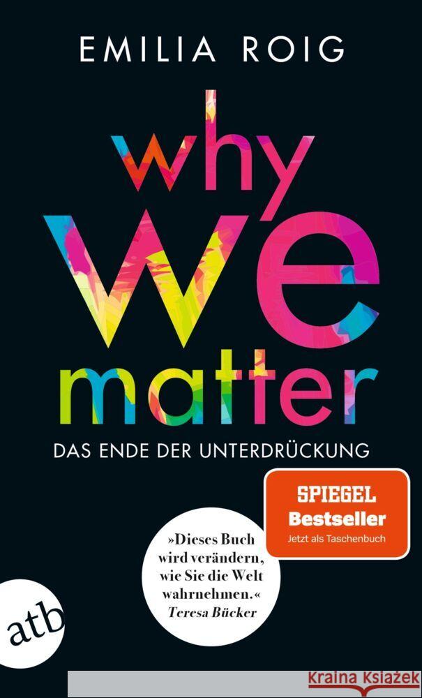 Why We Matter Roig, Emilia 9783746637419 Aufbau TB - książka