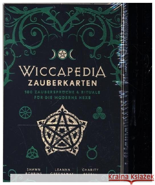 Wiccapedia Zauberkarten Robbins, Shawn, Greenaway, Leanna, BEDELL, CHARITY 9789463597890 Bielo - książka