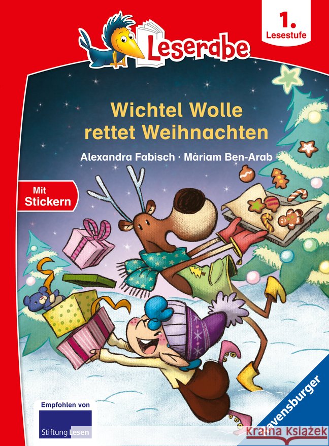 Wichtel Wolle rettet Weihnachten - Leserabe ab 1. Klasse - Erstlesebuch für Kinder ab 6 Jahren Fabisch, Alexandra 9783473462063 Ravensburger Verlag - książka