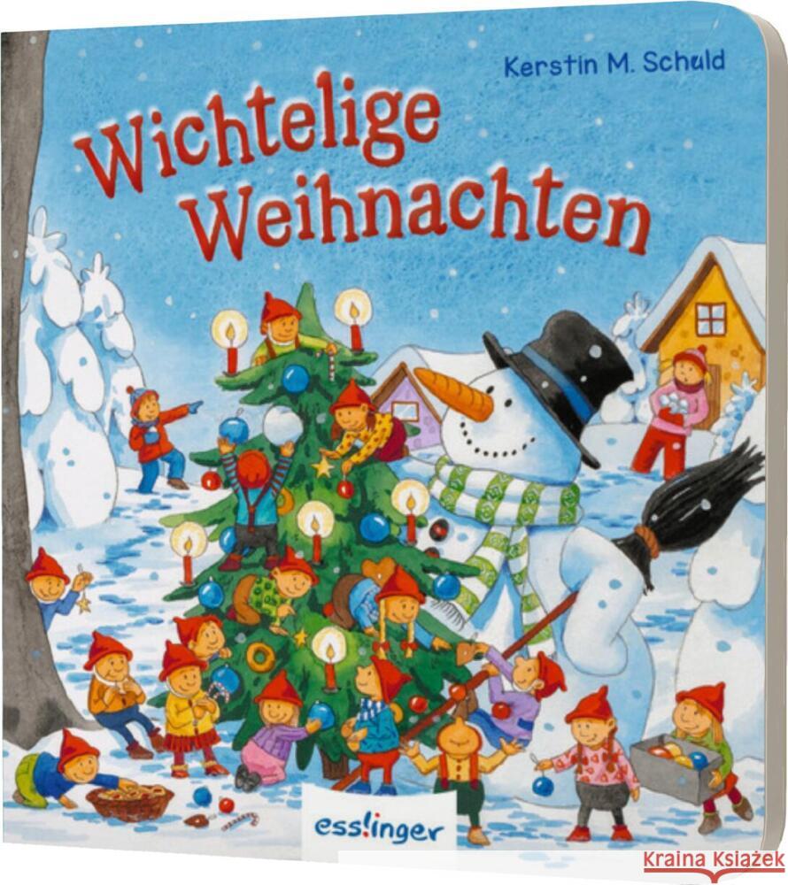 Wichtelige Weihnachten Schumann, Sibylle 9783480238651 Esslinger in der Thienemann-Esslinger Verlag  - książka