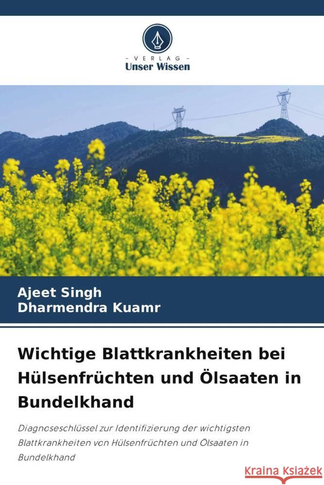 Wichtige Blattkrankheiten bei H?lsenfr?chten und ?lsaaten in Bundelkhand Ajeet Singh Dharmendra Kuamr 9786206922186 Verlag Unser Wissen - książka