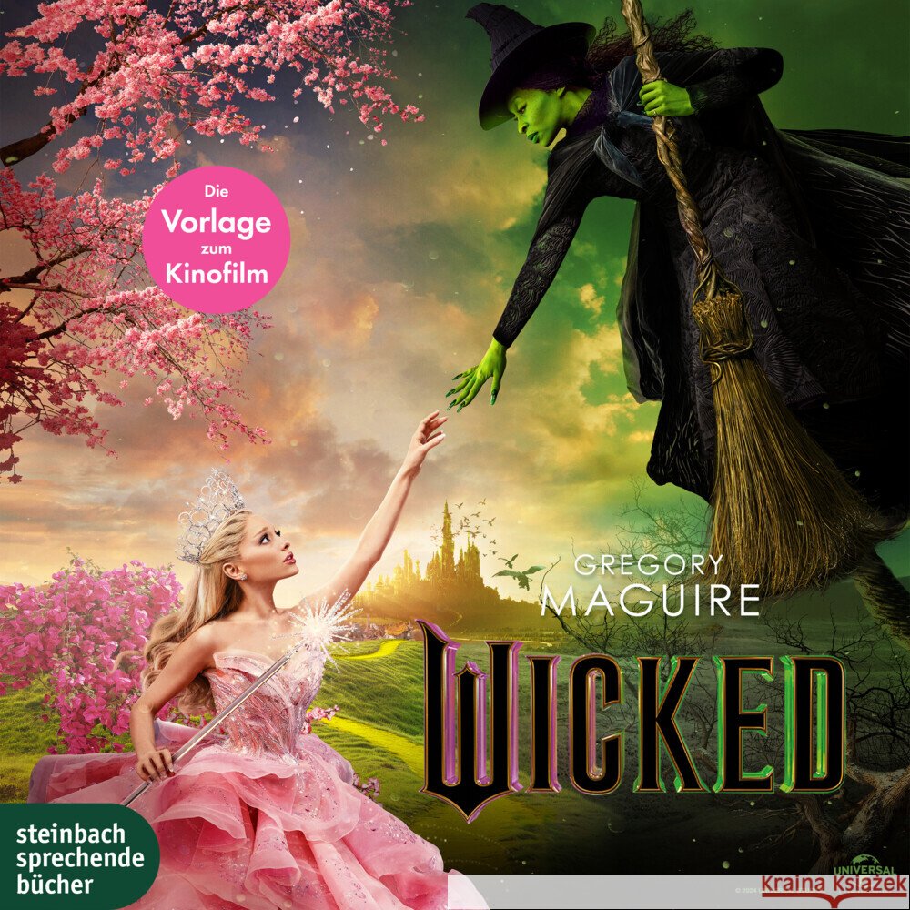 Wicked, 2 Audio-CD, MP3 McGuire, Gregory 9783987590573 Steinbach sprechende Bücher - książka
