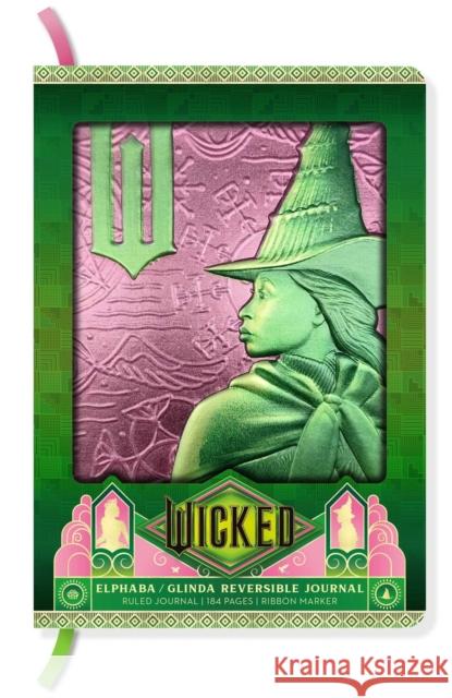 Wicked: Elphaba / Glinda Reversible Sculpted Journal Insight Editions 9798886639032 Insight Editions - książka