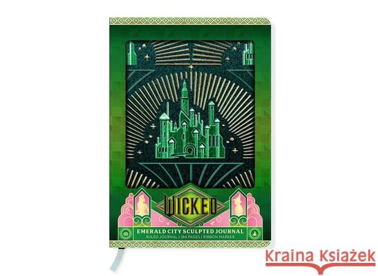 Wicked: Emerald City Sculpted Journal Insight Editions 9798886639001 Insight Editions - książka