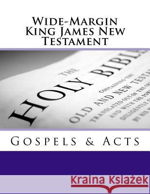 Wide-Margin King James New Testament Dr Justin Ime 9781984010674 Createspace Independent Publishing Platform - książka