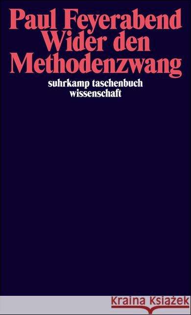 Wider den Methodenzwang Feyerabend, Paul   9783518281970 Suhrkamp - książka