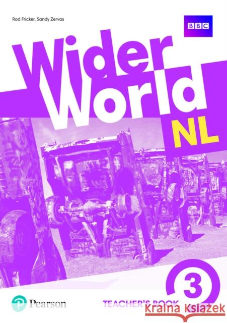 Wider World Netherlands 3 Teacher's Book Rod Fricker Sandy Zervas  9781292313443 Pearson Education Limited - książka