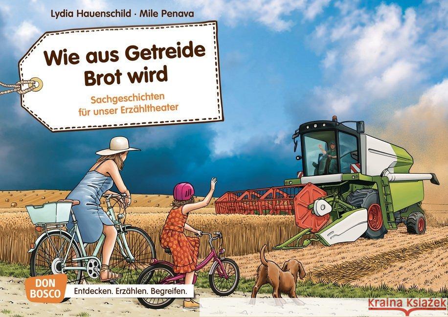 Wie aus Getreide Brot wird. Kamishibai Bildkartenset : Entdecken - Erzählen - Begreifen: Sachgeschichten Hauenschild, Lydia 4260179515224 Don Bosco Medien - książka