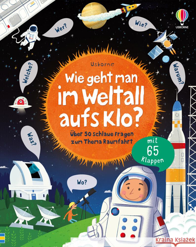 Wie geht man im Weltall aufs Klo? Daynes, Katie 9781789417869 Usborne Verlag - książka