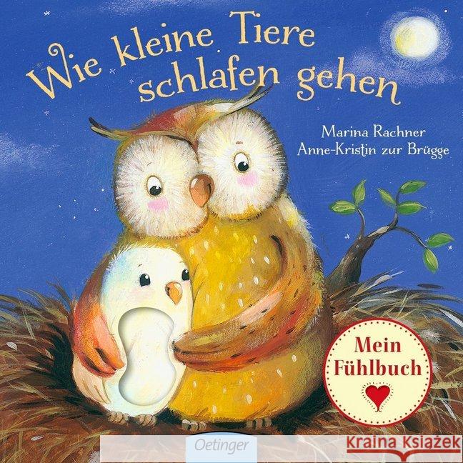 Wie kleine Tiere schlafen gehen : Mein Fühlbuch Zur Brügge, Anne-Kristin 9783789110436 Oetinger - książka