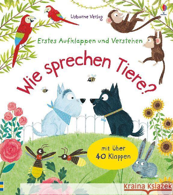 Wie sprechen Tiere? : Erstes Aufklappen und Verstehen. Mit über 40 Klappen Daynes, Katie 9781782328865 Usborne Verlag - książka