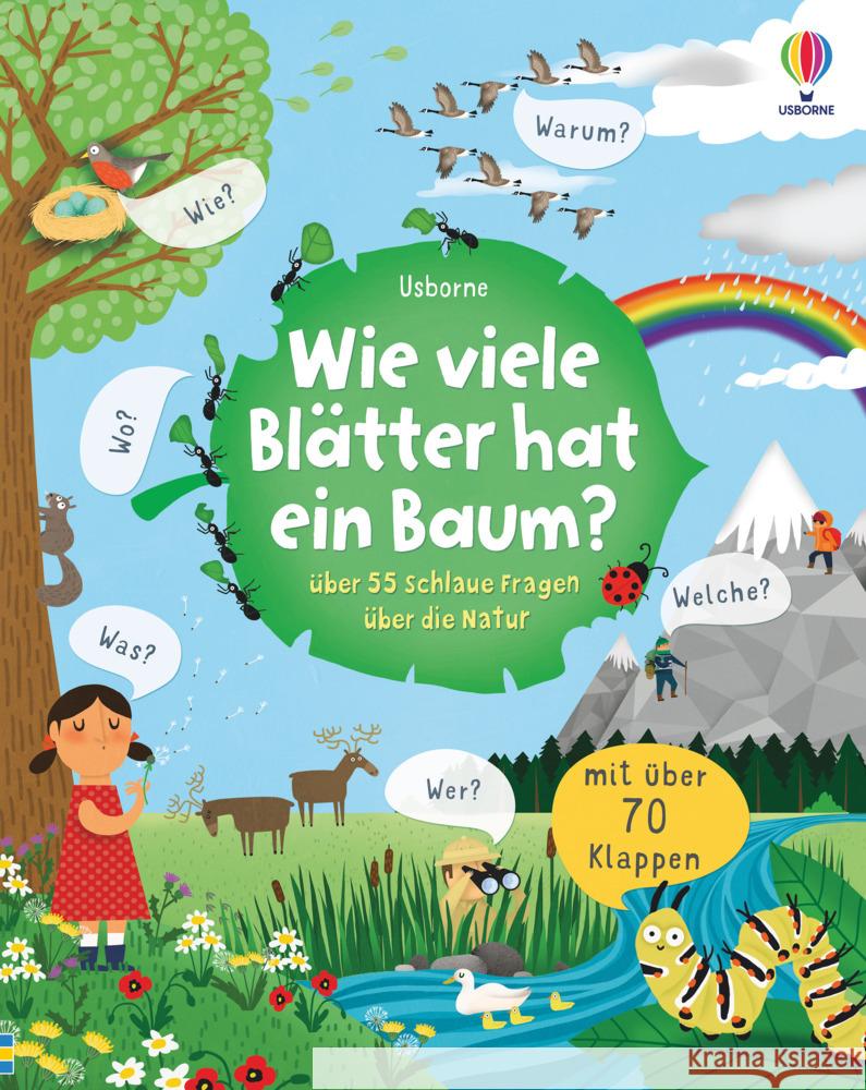 Wie viele Blätter hat ein Baum? Daynes, Katie 9781789414400 Usborne Verlag - książka