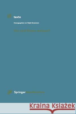 Wie Wird Wissen Wirksam? Ralph Grossmann 9783211829813 Springer - książka