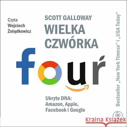 Wielka czwórka audiobook Galloway Scott 9788380623859 Rebis - książka